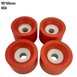 Skateboard Wheel Road Sports Wear-resistant PU Big Wheel Long Board Land Punch Plate Electric Plate Wheel 80mm