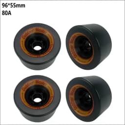 Skateboard Wheel Road Sports Wear-resistant PU Big Wheel Long Board Land Punch Plate Electric Plate Wheel 80mm