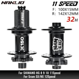 Nanlio X150 Bicycle Hub 6-Pawl 150T Click 28 32 36 Hole 8-12 Speed Loud Sound Hub For 26 27.5 29 Inches Superior to PRO7 TH390