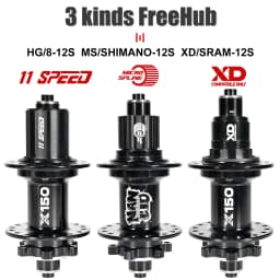 Nanlio X150 Bicycle Hub 6-Pawl 150T Click 28 32 36 Hole 8-12 Speed Loud Sound Hub For 26 27.5 29 Inches Superior to PRO7 TH390