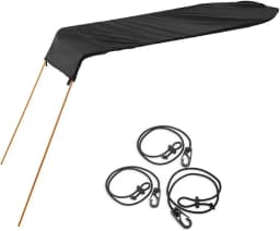 Kayak Sun Shade Awning Tent Inflatable Boat Canopy Sunscreen Rain ProtectorDetachable Drifting Shelter