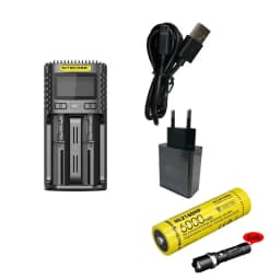 Dual-Slot Intelligent USB 3A Speedy Battery Charger with OLED Screen Display UMS2 Optional NL2160HP Battery for Electronics