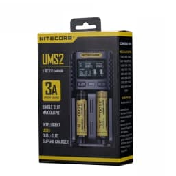 Dual-Slot Intelligent USB 3A Speedy Battery Charger with OLED Screen Display UMS2 Optional NL2160HP Battery for Electronics
