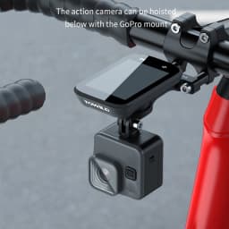 TOWILD AS80 Aluminum Cycling Computer Mount Out-front Extended Bar for Road Bike Aero Handlebar for Garmin/iGPSPORT/Magene/XOSS