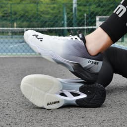 New Professional Badminton Shoes Couple's Training Shoes Anti-Skid Cushioning Men's and Women's Tennis Shoes Running Sneakers