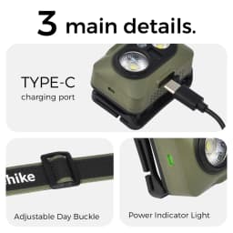 Naturehike Star Island Max Headlamp Outdoor Camping Hiking Fishing Climb Waterproof Sensor Rechargeable Super Bright Headlight