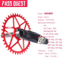 24T 26T 28T MTB Bike Groupset Chain Wheel Chainrings 30T 32T 34T 36T 38T 40T For Gxp Crank XX1 Eagle X01 X01Eagle NX X1