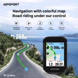 iGPSPORT BSC300T Touch-screen Bike Computer Global Colorful Map Wireless Cycling Computer Support E-bike