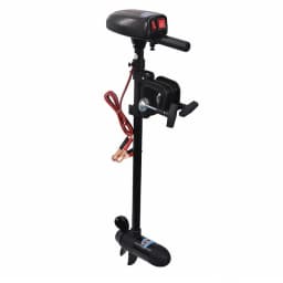 DC 12V Inflatable Boat Motor, 18LBS Electric Motor for Kayak Small Fishing Canoe, Dinghy Raft