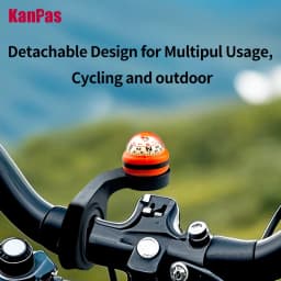 KANPAS Luminous Bike Compass with Locking System / Bicycles and Motorcycles Compass / Handlebar Compass / Bike Accessories