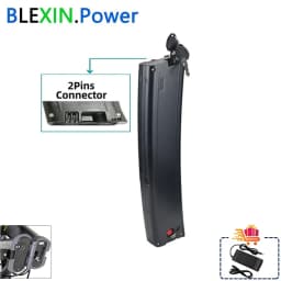 Hidden Ebike Battery Pack Curved Scimitar 36V 7.8Ah 9Ah 10.5Ah for NCM Easybike Lyon Richbit Folding Electric Bike 250w 350W