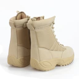 Outdoor Hiking Climbing Shoes Men's Leather Desert Tactical Boots High Top Camouflage Field Training Work Combat Boots 46 Size