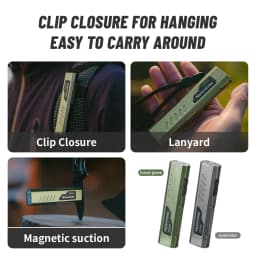Naturehike EDC01 Flashlight Outdoor Portable Durable Hiking Mountaineering Ultra-bright Rechargeable Small Mini Household Light