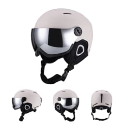 Horntour New 2027 Skiing Helmet with Goggles Warm Helmet ABC+EPS High-Quality Ski Helmet Outdoor Sports Ski Skateboard Helmet