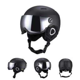 Horntour New 2027 Skiing Helmet with Goggles Warm Helmet ABC+EPS High-Quality Ski Helmet Outdoor Sports Ski Skateboard Helmet