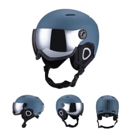 Horntour New 2027 Skiing Helmet with Goggles Warm Helmet ABC+EPS High-Quality Ski Helmet Outdoor Sports Ski Skateboard Helmet