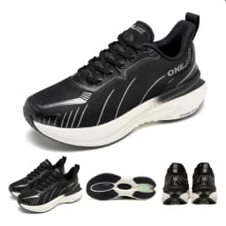ONEMIX New Cushioned Running Shoes women Fall Winter Heavy Runners Lace-up Women Jump Rope Dance Non-slip Outdoor Sneakers