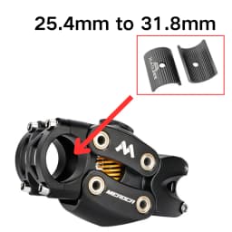 MEROCA MTB Mountain Bike Suspension Stem 90MM Off-Road Touring Cycling Grave Road Bicycle Shock Absorbing Riser Four Links Stem