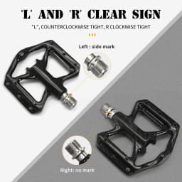 Mountain Bike Ultra-Light Carbon Fibre Flat Pedals Downhill Non-Slip Design Bearing System Bicycle Pedals Bike Lightweight Pedal