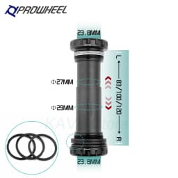 Prowheel Fatbike Crankset Claw-100/120 Snow Bike Crank Arm E-bike Sprocket 104BCD Shaft 176/192mm Bottom Bracket BB100/120