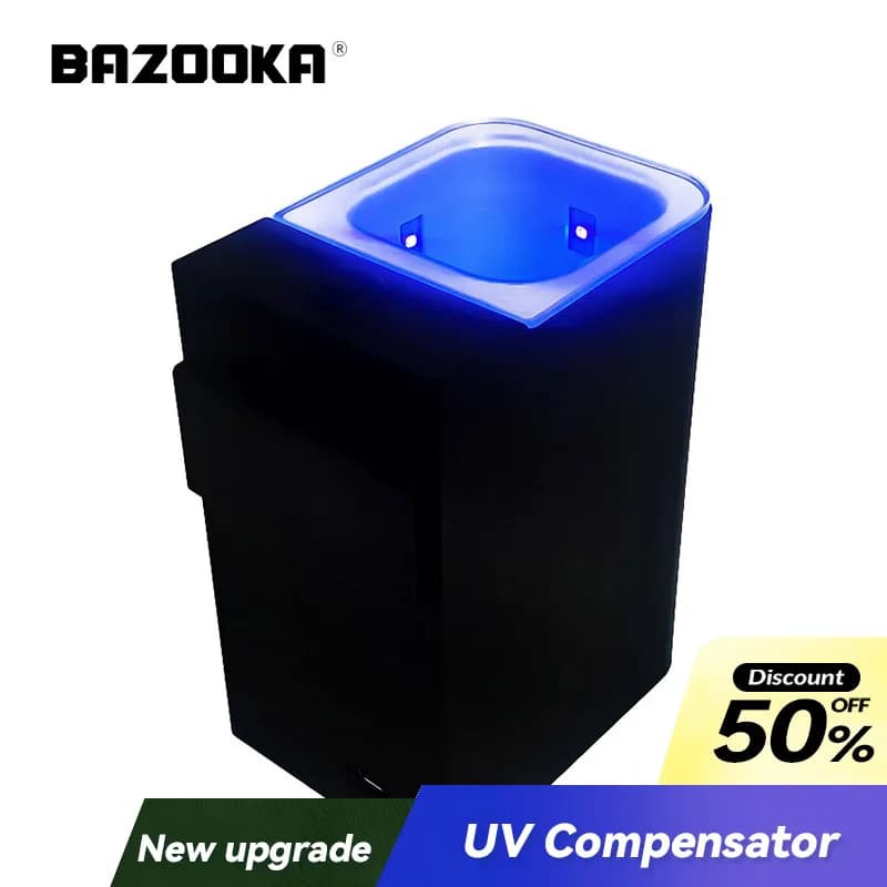 Bazooka UV Spoon Iron Plate Soft Hard Bait Fill Light LED Fishing Lure Waterproof USB Charging Battery For Outdoor Tool winter