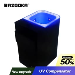 Bazooka UV Spoon Iron Plate Soft Hard Bait Fill Light LED Fishing Lure Waterproof USB Charging Battery For Outdoor Tool winter