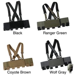 TMC Tactical RD Chest Rig Lightweight w/ 5.56 Mag Pouch Airsoft Ready Rig