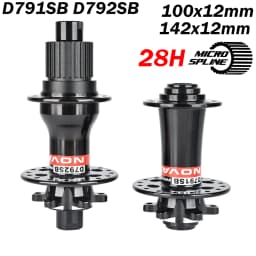 Novatec D791SB D792SB MTB Road Bicycle Hub 24/28/32 Holes Micro Spline MS XD 12 Speed Quick Release Thru Axle BOOST Bearing Hubs