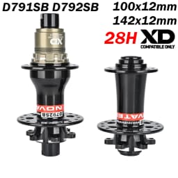 Novatec D791SB D792SB MTB Road Bicycle Hub 24/28/32 Holes Micro Spline MS XD 12 Speed Quick Release Thru Axle BOOST Bearing Hubs