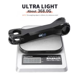 OUO Long Bike Stem 7075 Aluminum CNC Stem 17/ 6 Degree Mtb Handlebar Stem 160/170/180mm Takeaway 31.8mm Downstem Bike Table