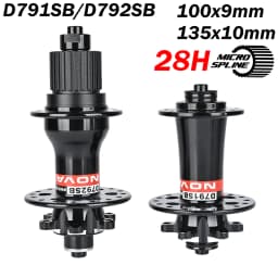 Novatec Bicycle Hubs D791SB D792SB 24 28 32 Hole Micro Spline MS XD For 12 Speed 26 27.5 29 Inch MTB Road Bike Rear Wheel Hubs