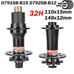 Novatec Bicycle Hubs D791SB D792SB 24 28 32 Hole Micro Spline MS XD For 12 Speed 26 27.5 29 Inch MTB Road Bike Rear Wheel Hubs