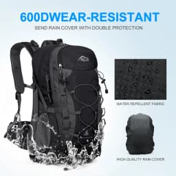Hiking Storage Backpack Sturdy 40-liter Travel Backpack Suitable for Mountaineering Hiking Camping Backpack Men Tactical Bag