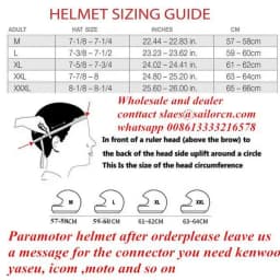 Paramotor-Noise Cancelling Powered Paragliding Helmet, PPG Helmets, Ultralight Aircraft Helmets, EN966 Certified