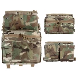 LV119 Tactical Vest Plate Carrier Backpack Assault Back Panel Core for Mag/Map/Water Storage Large Pouch Hunting Airsoft Gear