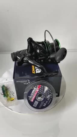 OKUMA Dual Brake Fishing Reel 20Max Drag Speed Ratio 5.2:1/14+1BB All Metal Wire Cup Spinning Wheel 3000-6000