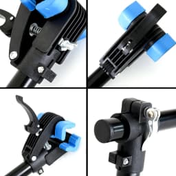 Bike Repair Stand Repair Clamp Quick Release 30kg Load Capacity Space Saving Flexible Arm Rust Proof for Folding Bike