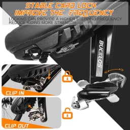 BUCKLOS Mountain Bike Pedals Self-locking Bicycle Platform Pedal for SPD M8100 M8020 MTB Bike Pedal Clip Cycling Cleat Pedals