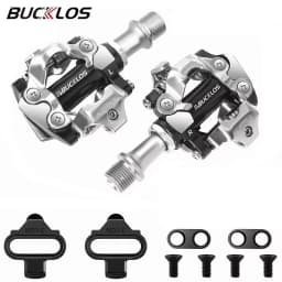 BUCKLOS Mountain Bike Pedals Self-locking Bicycle Platform Pedal for SPD M8100 M8020 MTB Bike Pedal Clip Cycling Cleat Pedals