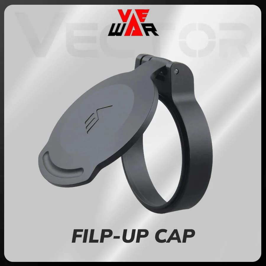 Vector Optics Continental Rifle Scopes Objective Lens Filp-Up Cap 45.5-46.5 Mm/50Mm/56Mm Dia
