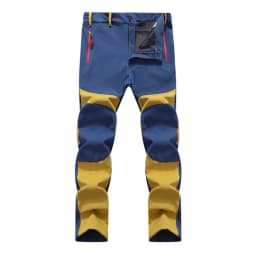 Men Trekking Pants Hiking Snow Autumn Winter Outdoor Soft Shell Thick Cloth Windproof Colorful Warm Camping Trousers