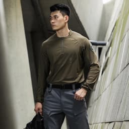 Emersongear Blue Label Hunter Sun-protection T-shirt Long Sleeve Polo Shirt Daily Tops Tshirt Fitness Ergonomic Elastic UPF100+