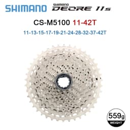 SUNSHINE MTB Cassette Shimano Deore M5100 11 Speed 52T 50T 46T 42T Mountain Bike 11V K7 42T 51T 11S Sprocket Bicycle Ratchet