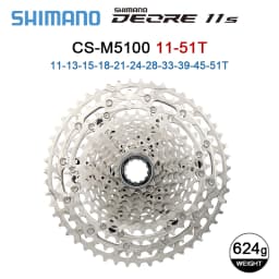 SUNSHINE MTB Cassette Shimano Deore M5100 11 Speed 52T 50T 46T 42T Mountain Bike 11V K7 42T 51T 11S Sprocket Bicycle Ratchet