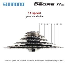 SUNSHINE MTB Cassette Shimano Deore M5100 11 Speed 52T 50T 46T 42T Mountain Bike 11V K7 42T 51T 11S Sprocket Bicycle Ratchet