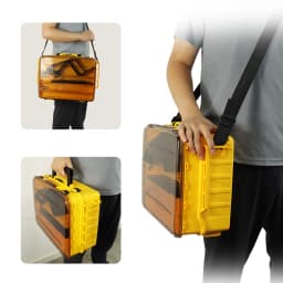 ZYZHE Fishing Tackle Box Double Layer Multifunctional Bag Live Fish Bucket Light Raft Equipment Fishing Storage Case Accessories