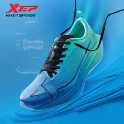 Xtep One Piece Model 2.0/1.0 Men Running Shoes Autumn Comfortable Stability Cushion Rebound Racing Sneakers 876319110073