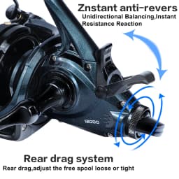 Sougayilang 13+1BB Spinning Reel 4.6:1Gear Ratio Max Drag 25KG Anti-corrosion Saltwater Freshwater Fishing Reel with Spare Spool