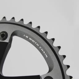 SKEACE Hollowtech Crankset, Fixie Crank, Single Speed Fixed Gear Bike Parts, Track Racing Bicycle Chainring, 48T, 165mm, 144BCD