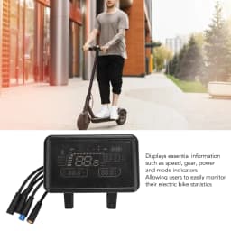 Electric Bike Panel Speed Gear Mode Indicator High Precision Electric Display Panel Easy Installation for Modification